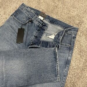 G Star Raw Triple A Jeans Regular Straight Mens 30X30 Blue Button Fly Denim New